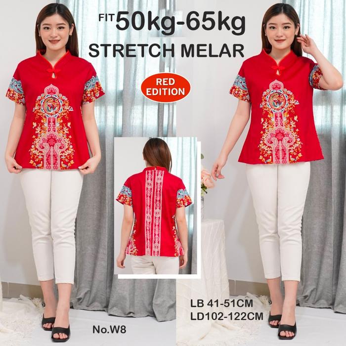 harga murah Baju Merah Imlek Cheongsam baju chongsam jumbo atasan cheongsam jumbo baju imlek murah