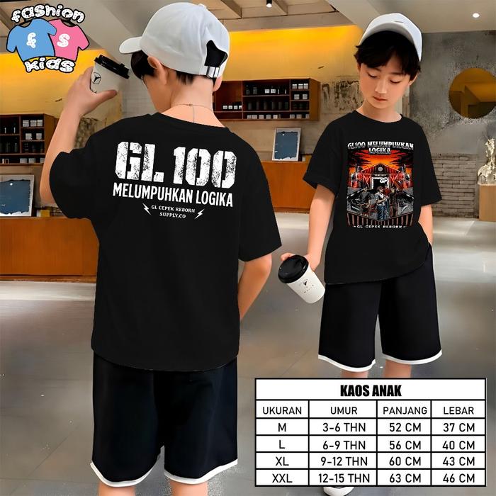 KAOS ANAK GL100 MELUMPUHKAN LOGIKA GLCEPEKREBORN || T-SHIRT HONDA GL100 || KAOS GL100 CEPEK
