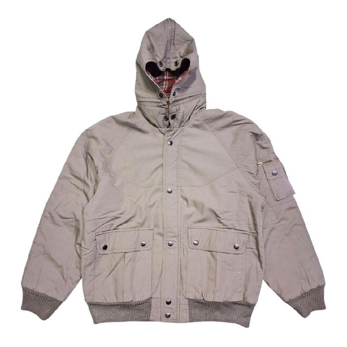 jaket vintage lipner japan removable hoodie mantap