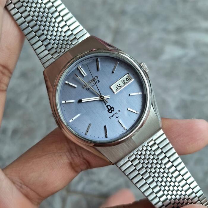 Seiko type II Blue Dial JDM kanji 70s