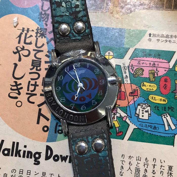 Boy London Watch RARE 1990s VINTAGE BOY LONDON RETRO ART DECO CALIFORNIA STYLE DIAL QUARTZ WATCH  Fa