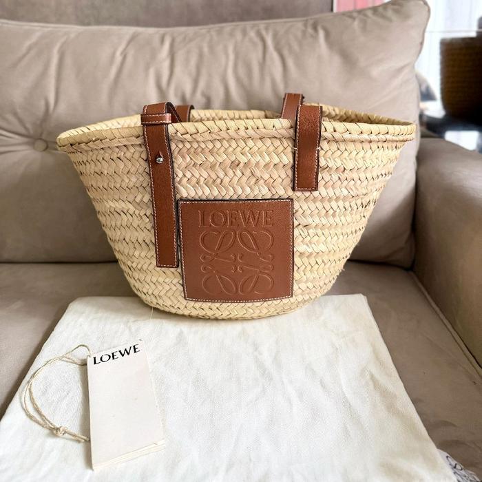 Loewe Rattan Basket Bag Size Medium (Preloved)
