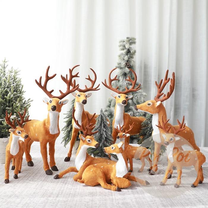 Patung Rusa Hiasan Natal Christmas Dekorasi Natal Pohon Natal Rudolf