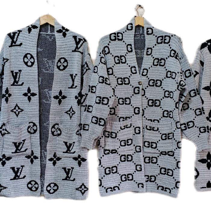 Louis Vuitton Jaket Sweater Wanita Model Terbaru