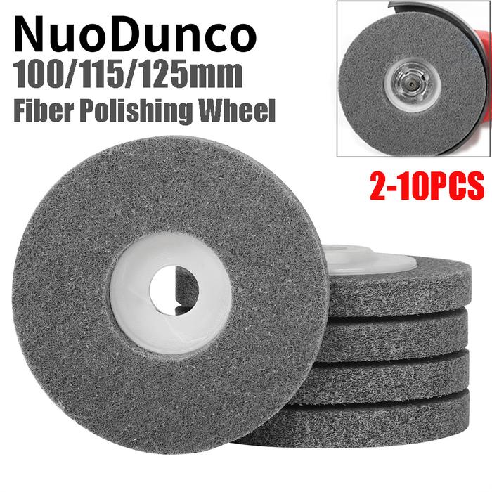 100/115/125mm Nylon Fiber Polishing Wheel Abrasive Sanding Disc For