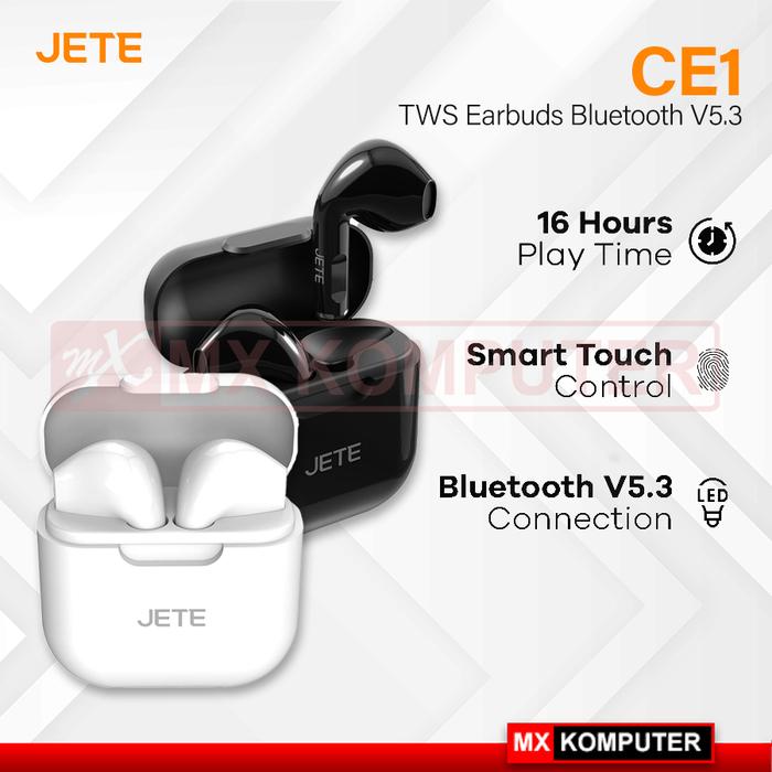 Earphone JETE TWS CE1 Headset Bluetooth Earbuds Bluetooth V5.3