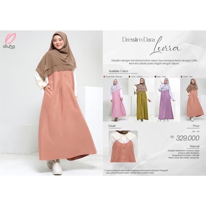 Rabbani Model Dluha-Dresslim Dara Leorra-Gamis Remaja/Dewasa