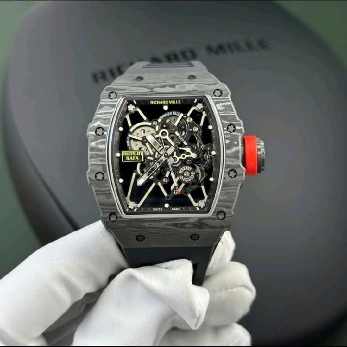JAM TANGAN RM035 RAFA NADAL CARBON DIAL 42MM