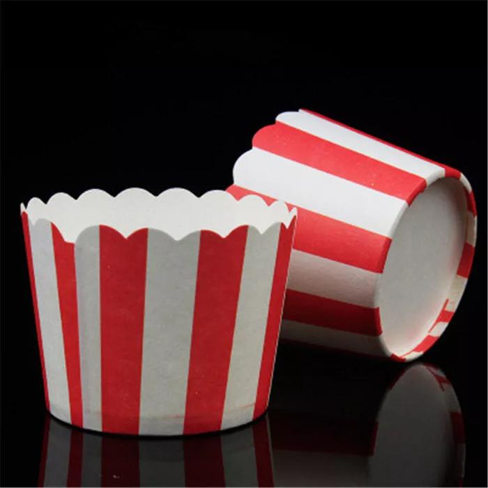 Stripe Cupcake Paper Cup Greaseproof Cupcake Wrapper Paper Muffin
