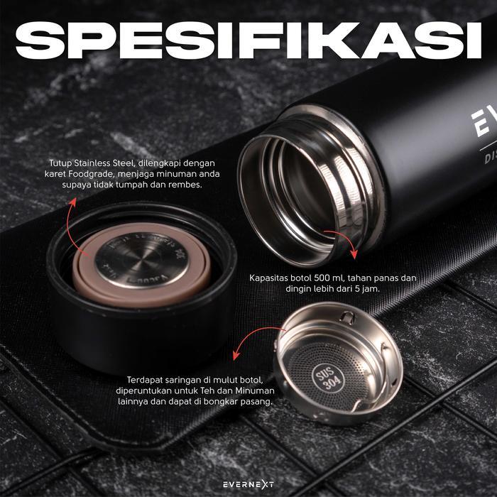 Eiger - EVERNEXT Tumbler Botol Minum Thermos Bottle Tempat Air Minum Vacuum Travel Stainless Steel B