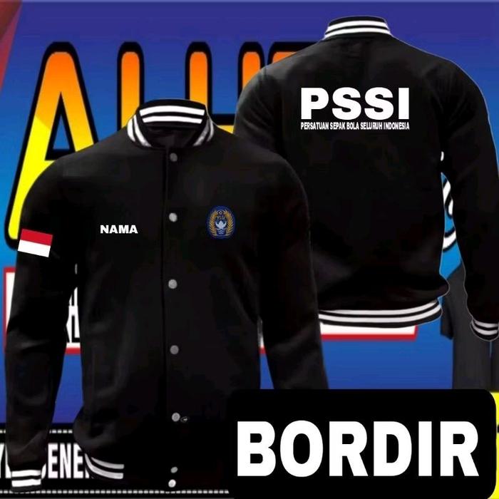 Jaket bordir suka suka jaket bordir request bisa satuan jaket bordir PSSI jaket PSSI jaket varsity P