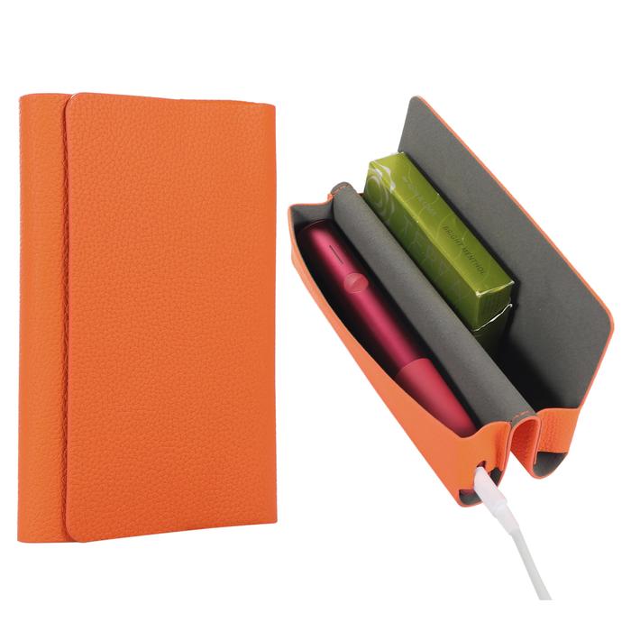 New 6 Colors Lichee Cover for IQOS ILUMA One PU Leather Case Portable