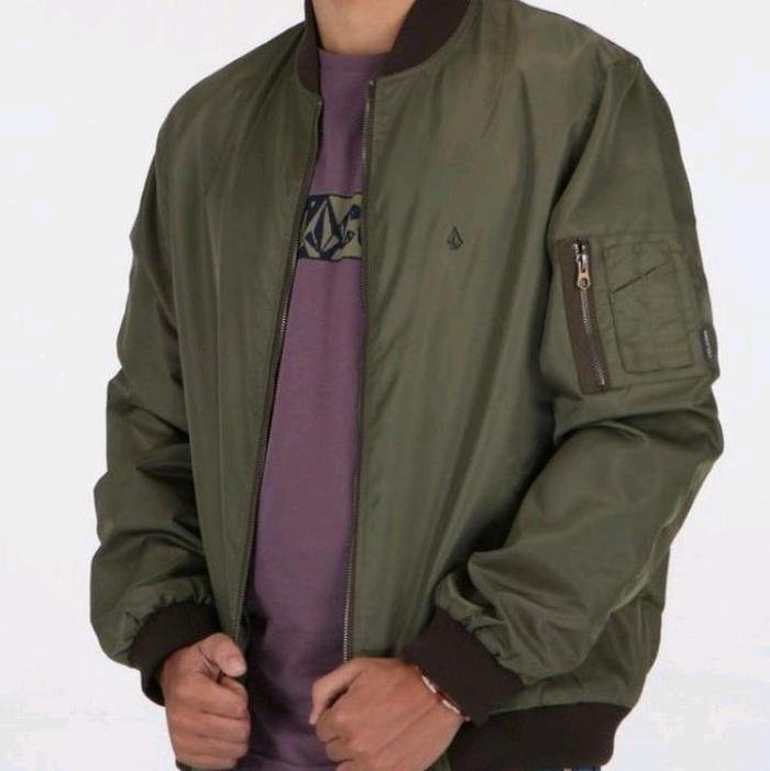 Jaket bomber volcom LO flight military original not alpha industries buzz rickson
