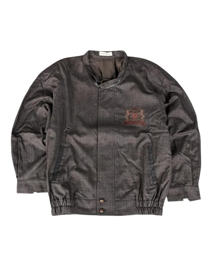 Jaket Vintage Jaket Bomber Casual Unisex Pria Wanita PIERRE BALMAIN Size L