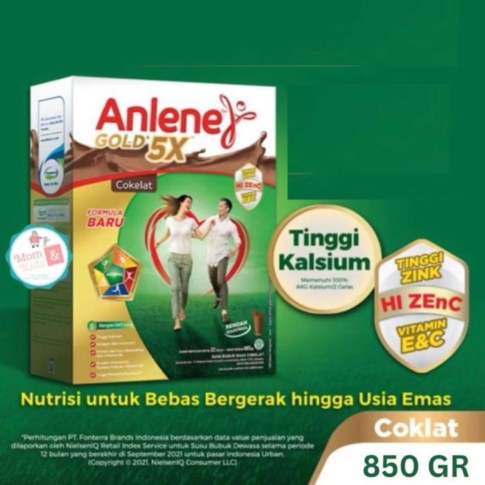 ANLENE GOLD 5X VANILA COKLAT 825GR 850GR | ANLENE GOLD 5 X 825 GR 850 GR