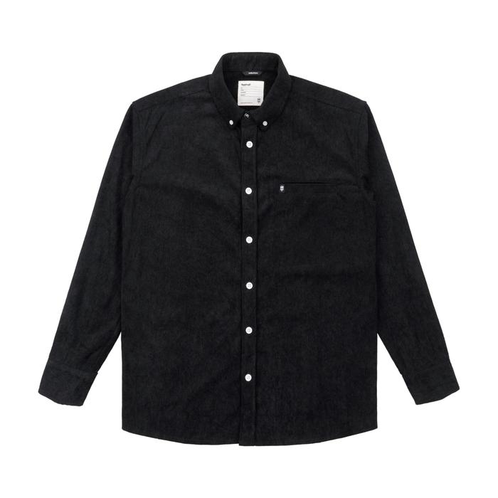 DUNE MATERNAL DISASTER LONG BLACK SHIRT KEMEJA PANJANG HITAM CORDUROY