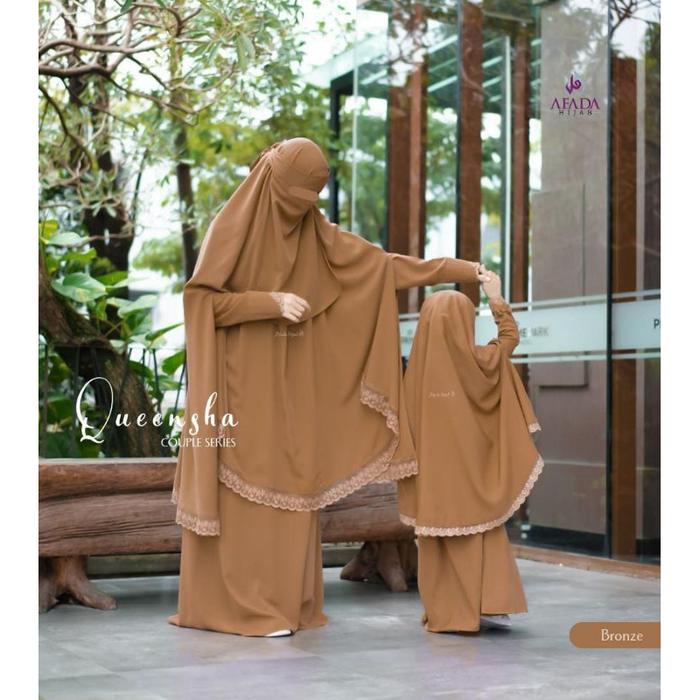GAMIS ANAK PEREMPUAN SET JILBAB Queensha Kids by Afada