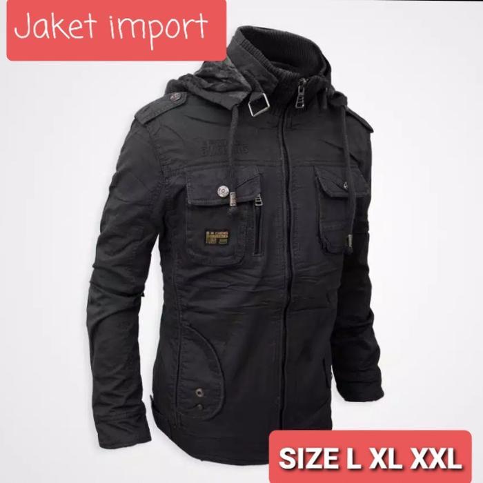 JAKET IMPORT//JAKET PRIA// JAKET KANVAS/=COD