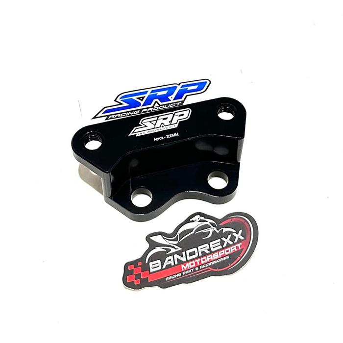 Breket Kaliper 4 Piston Alumunium T6 CNC SRP Khusus Cakram 260mm For Aerox 155-Aerox Connected