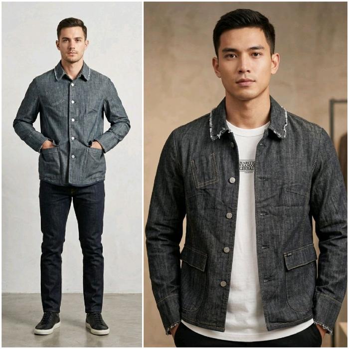 Marithe Francois Girbaud denim jacket for men