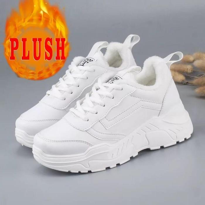 RK Collection - Sepatu Sneakers Wanita Korea COEK SW-48 - Full Putih, 37