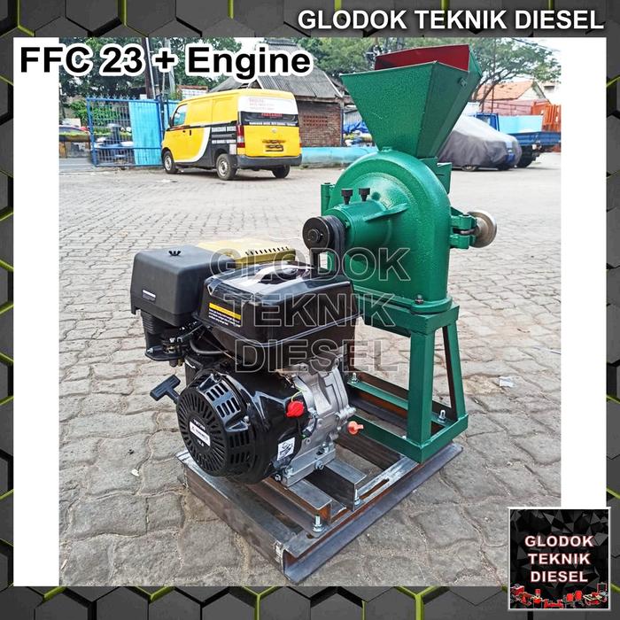 Mesin Giling Tepung FFC 23 + Engine Penggerak Bensin FFC23 ORIGINAL