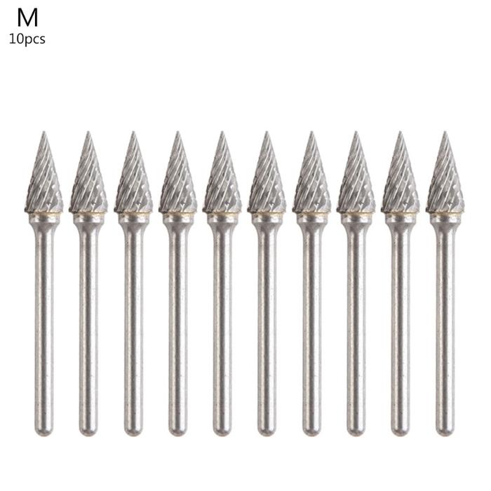 Tungsten Carbide Steel Rotary Burrs Set Grinding for Head Rotary File