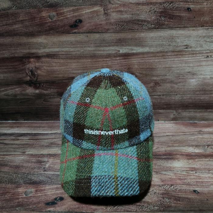topi baseball caps thisisneverthat x harris Tweed tartan wol limited 5/50 numbering