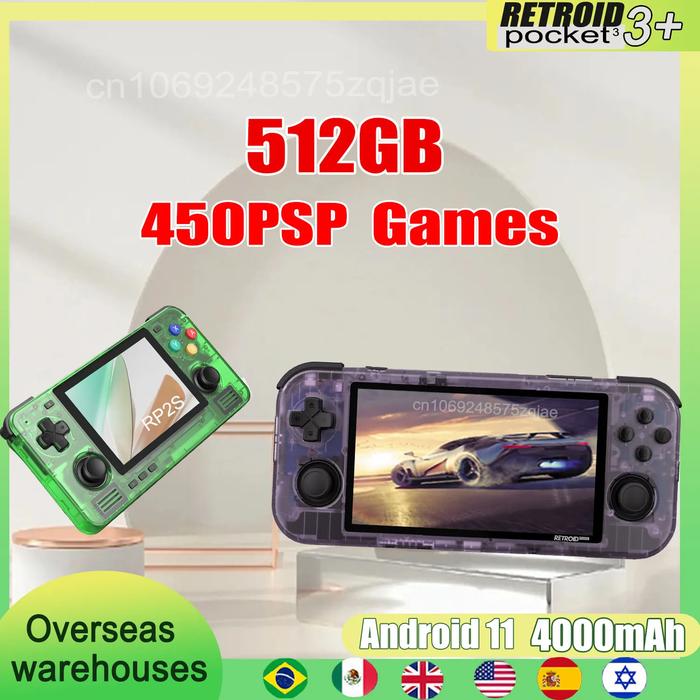 Retroid Pocket 2S Portable PS2 Handheld Game Console 4.7 Inch