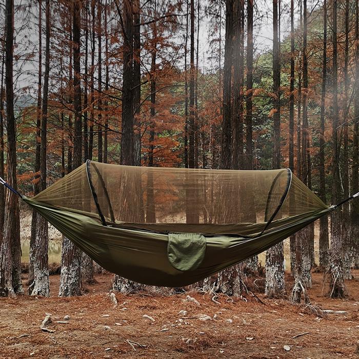 1-2 Orang Tenda Luar Berkemah Tempat Tidur Gantung dengan Kelambu
