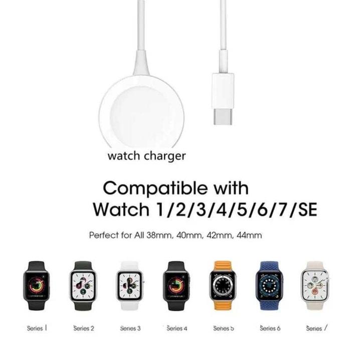 MS41 - Kabel charger Cas Smartwatch Series 8 Ultra T800 Ultra T900 Ultra S8 Ultra KD99 Ultra Watch 8