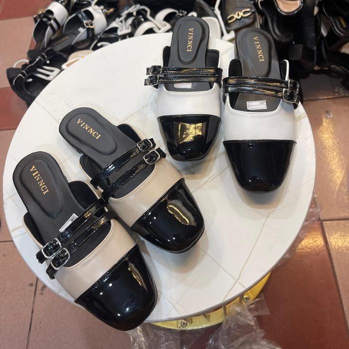 Terbatu Vinnci - Sandal wanita murah Heels kekinian Heels Elegan 2024 karet Sandal pancus, pansus Ce