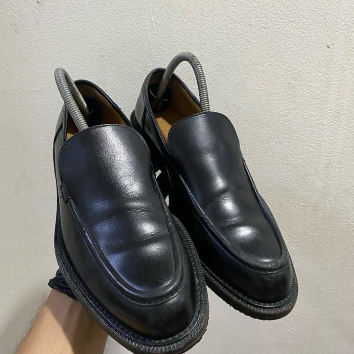 Sepatu pantofel formal leathe bally vental 40.5 ori black Fantofel Hitam Kerja Pria Shoes