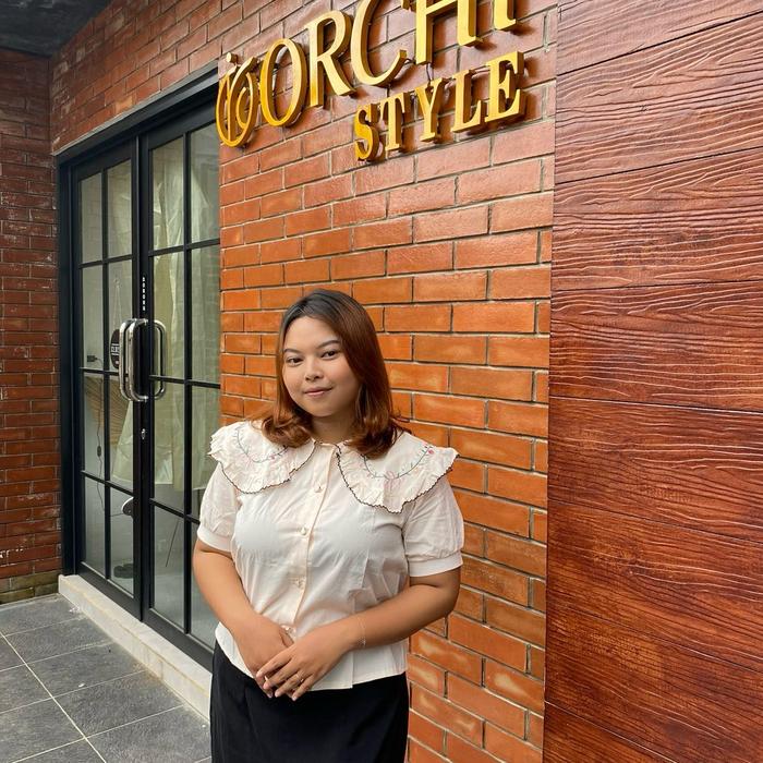 Xiaoting atasan wanita stylish import bangkok