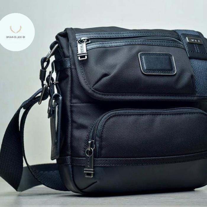 Tumi Kerby Crossbody Black Canvas