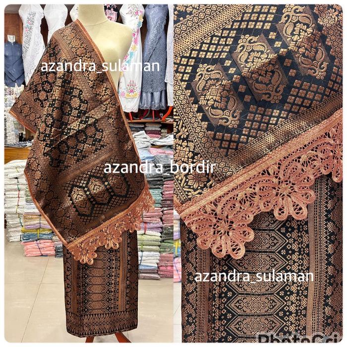 songket siap pakai rendo koto gadang bukittinggi padang