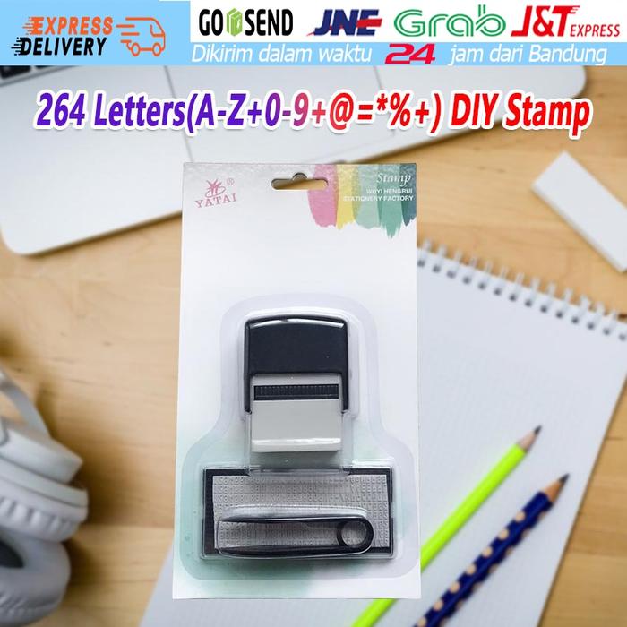 Stempel EXPIRED dengan Kode Produksi atau Format Lain Yang Fleksibel DIY Stamp Stempel Tanggal Bulan
