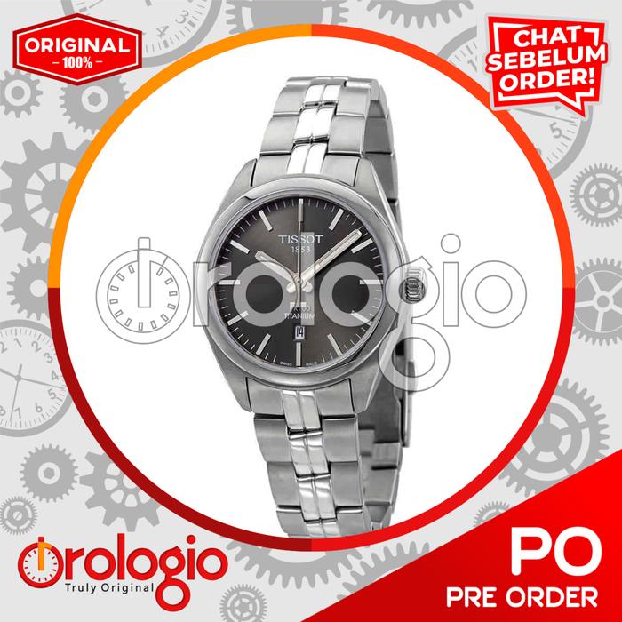 Tissot PR 100 Anthracite Dial Ladies Titanium Watch ORI TERMURAH