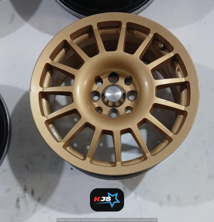 New Stok Velg Racing Second HSR Type Takasaki R16x7 Hole 8x100/114,3 et40 Gold Futura Colt Panther K