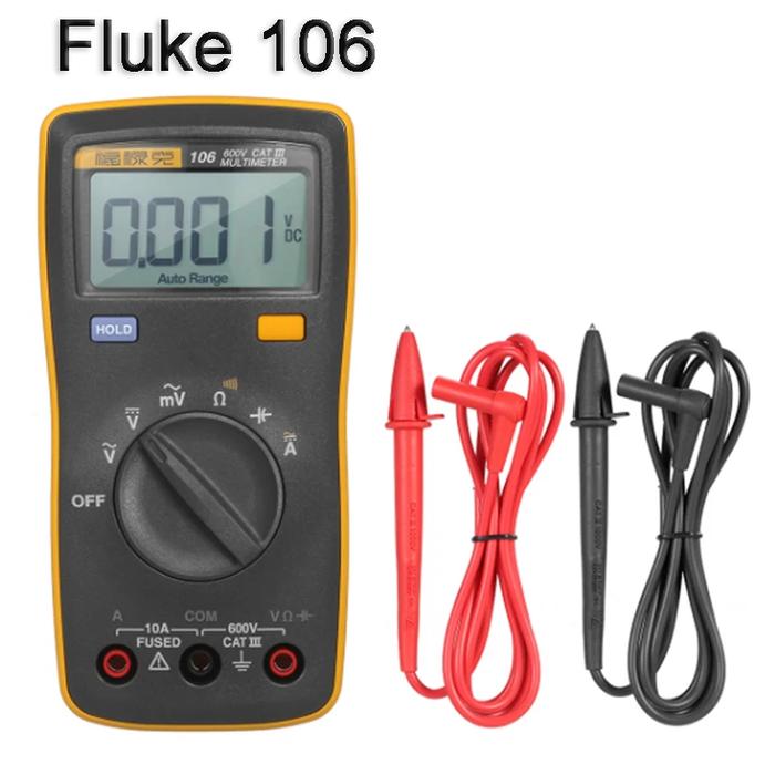 Fluke 106 Palm Size Digital Multimeter / F106 Handheld Digital Auto Range Digital Multimeter AC/DC E