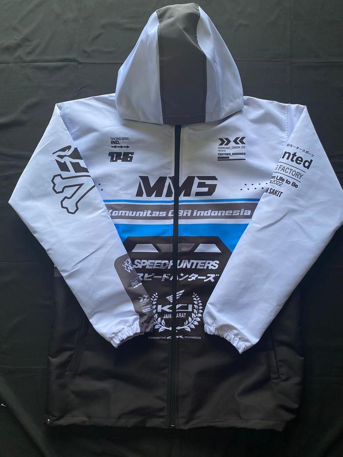 Custom Jaket RC Taslan – Anti Air & Angin, Desain Bebas!