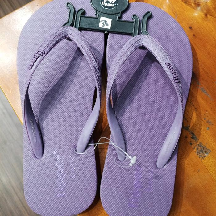 Sandal Jepit Fipper BASIC S Violet Karet Wanita sendal