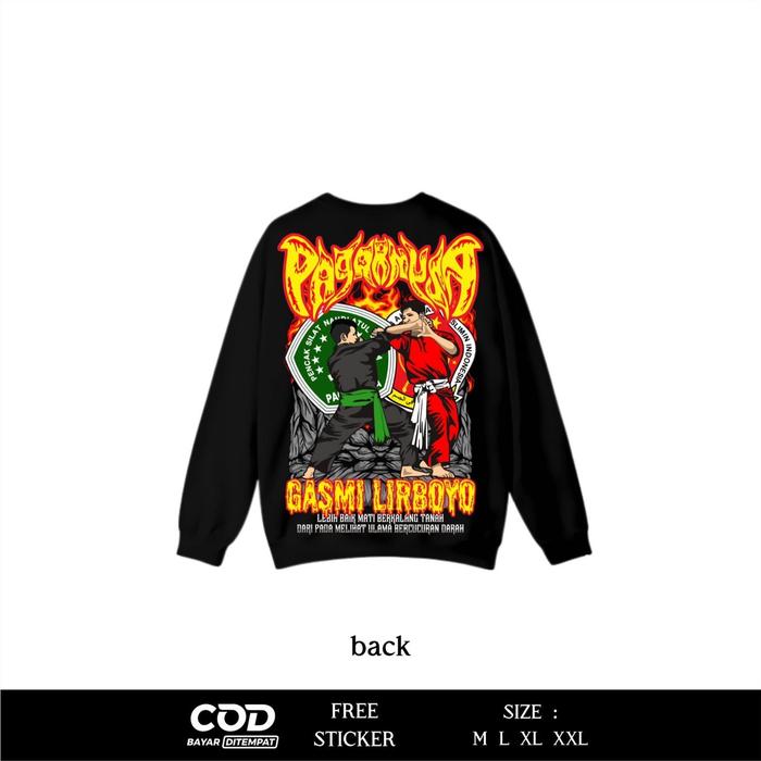 Sweater Pagar Nusa Gasmi Lirboyo Sablon DTF By ofc.trident GE4