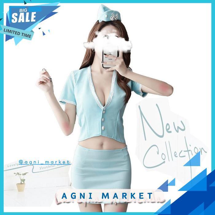 LINGERIE SEXY BIG SIZE COSPLAY GODAAN PRAMUGARI LG124 BEST SELLER !!