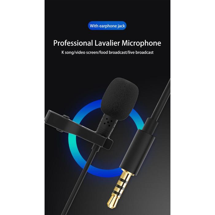 Convenience Recording Microphone Black Portable Microphone Noise