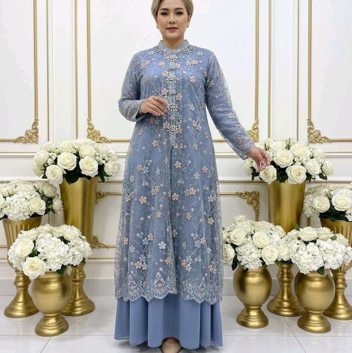 RAISA dress outer set inner/Gamis wanita muslim/ Gamis terbaru pesta,kondangan,wisuda