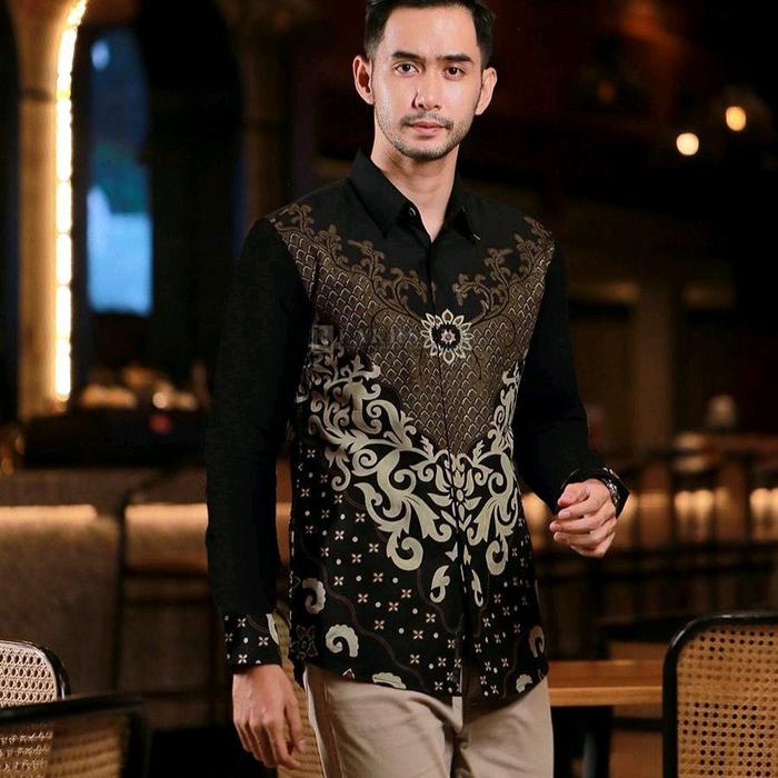 Baju batik nasional lengan panjang Katun Motif satuan kemeja pendek insurgent flannel cuci dengan ai
