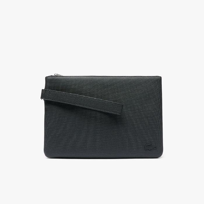 Lacoste Men's Classic Pouch Bag Cluch - Black