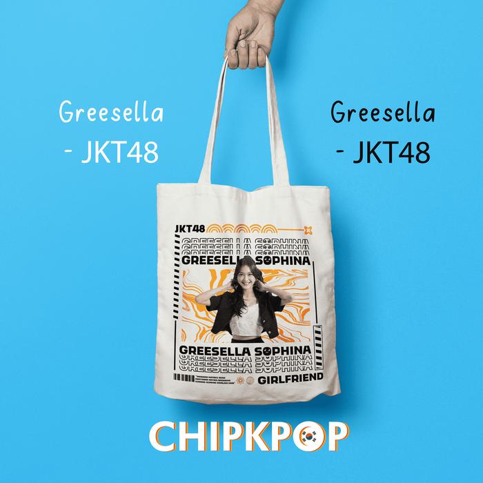 [PAKET SET GREESEL] [JKT48] I TOTEBAG OSHI GREESEL JKT 48 FANMADE BISA COD I TOTEBAG JKT 48 OSHI GRE