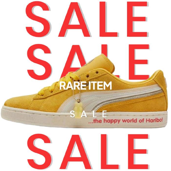 Sepatu Sneakers PUMA X Haribo Suede triplex gold bears 38256001 ORIGINAL 100% LEGIT BARANG RESMI!!!